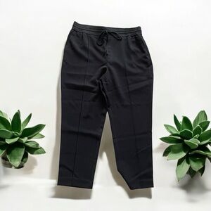 NINE WEST Size 14S Slim Straight‎ Style Pants with Tie Elastic Band and Pockets